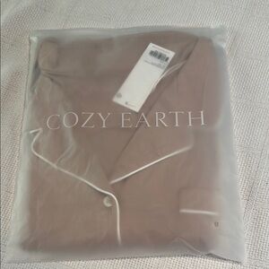 Cozy Earth Tan Pajama Top